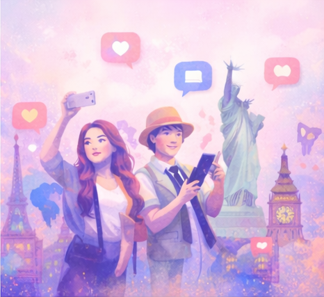 国内インフルエンサーの海外展開のイメージ